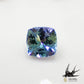 Natural bicolor tanzanite (zoisite) 0.69ct [Tanzania] pleochroism 