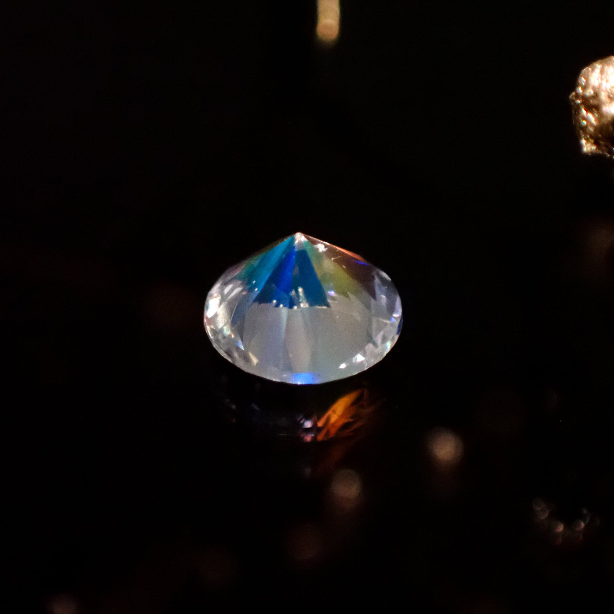 天然レインボームーンストーン0.308ct 【マダガスカル】アンデシン