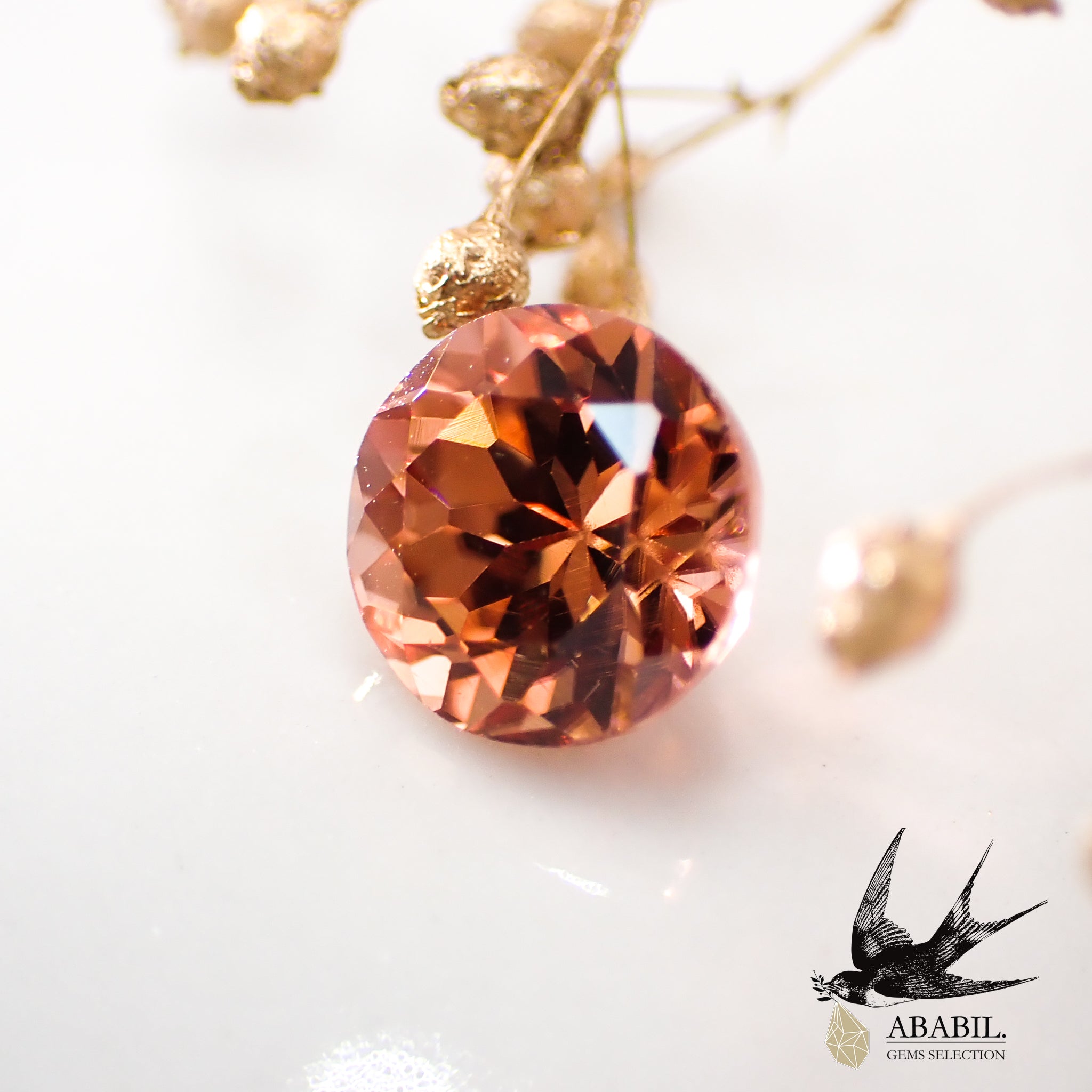 天然オレンジジルコン2.95ct【タンザニア】☆紅茶カラー 天然オレンジジルコン2.95ct【タンザニア】☆紅茶カラー