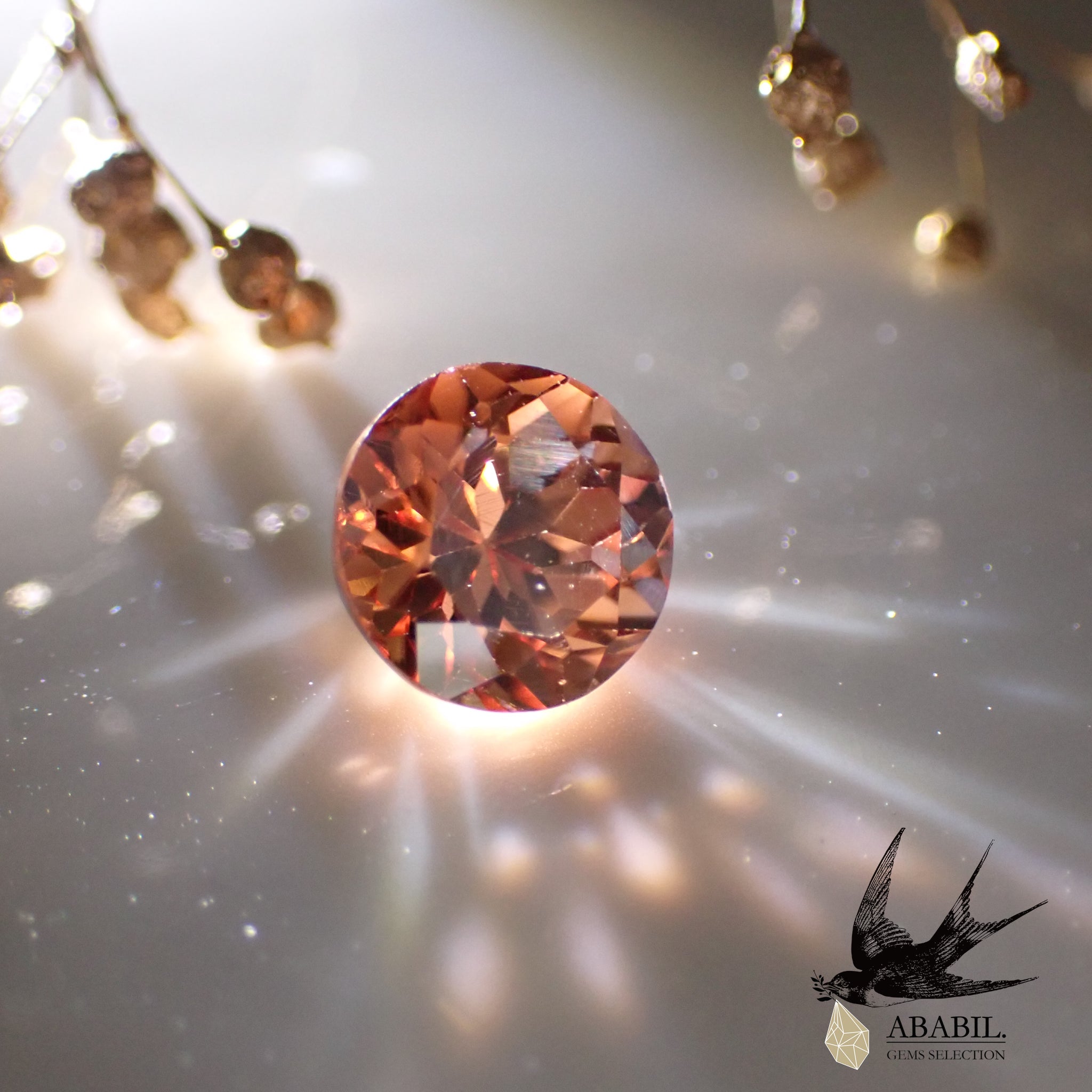 天然オレンジジルコン2.95ct【タンザニア】☆紅茶カラー 天然オレンジジルコン2.95ct【タンザニア】☆紅茶カラー