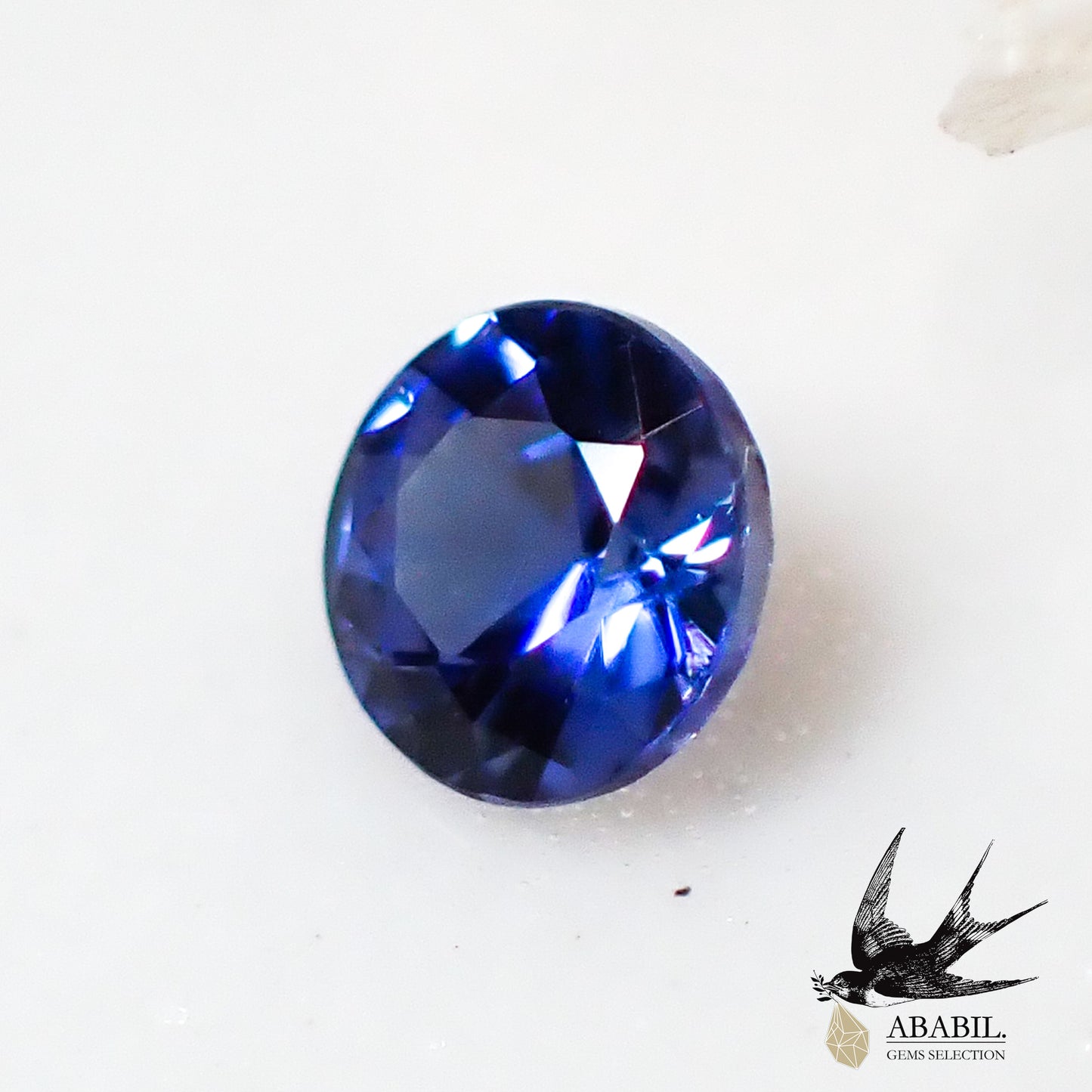 天然優質藍錐礦 0.03ct [美國] Dark rare stone ★Multicolor gemstone