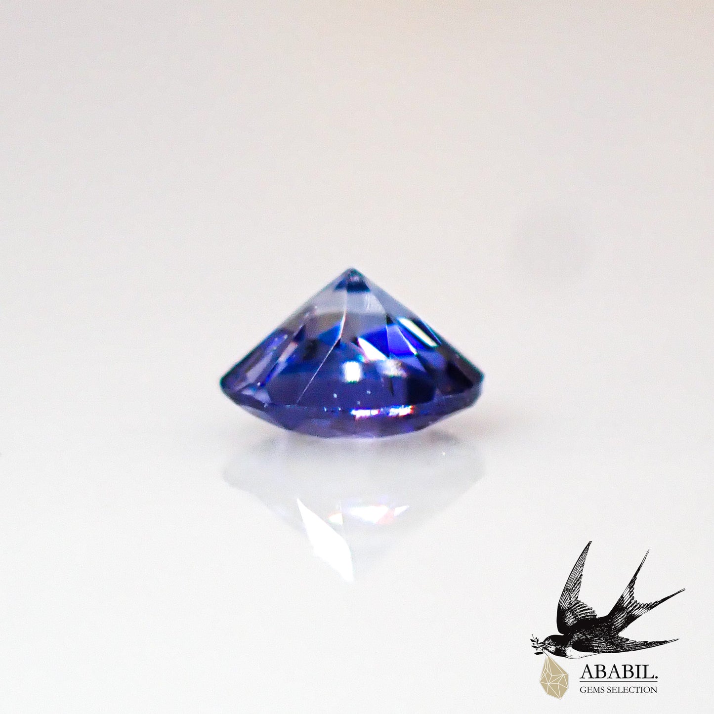 天然優質藍錐礦 0.03ct [美國] Dark rare stone ★Multicolor gemstone