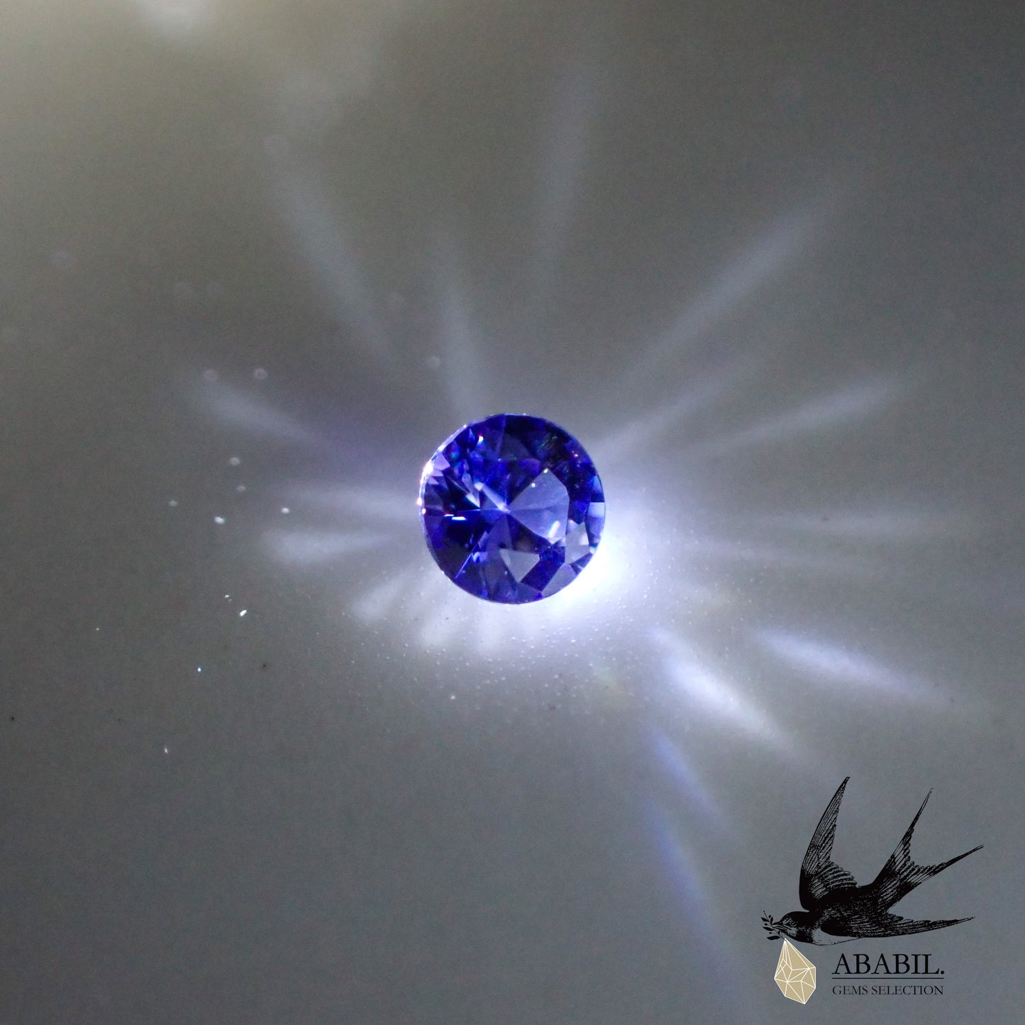 天然優質藍錐礦 0.03ct [美國] Dark rare stone ★Multicolor gemstone