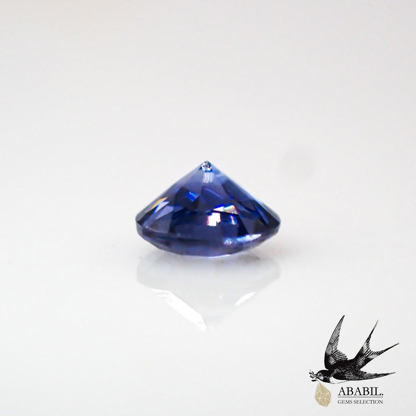 天然優質藍錐礦 0.04ct [美國] 深色稀有寶石 ★多色寶石
