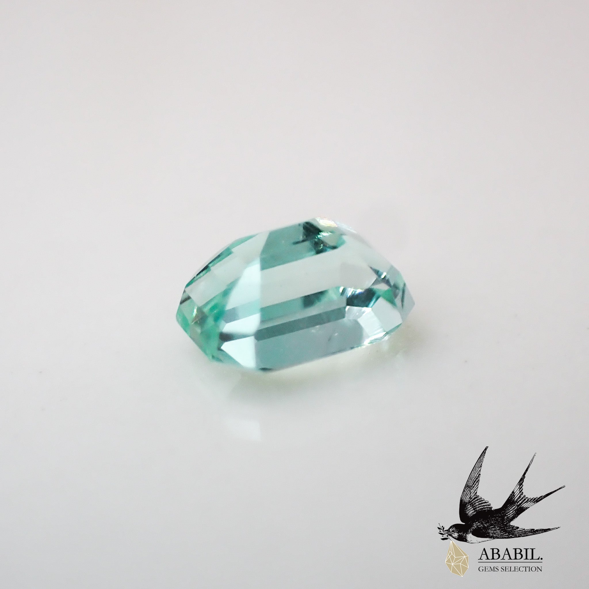 天然ミントベリル0.25ct【ブラジル】☆やさしいミント色☆ – ABABIL.gems