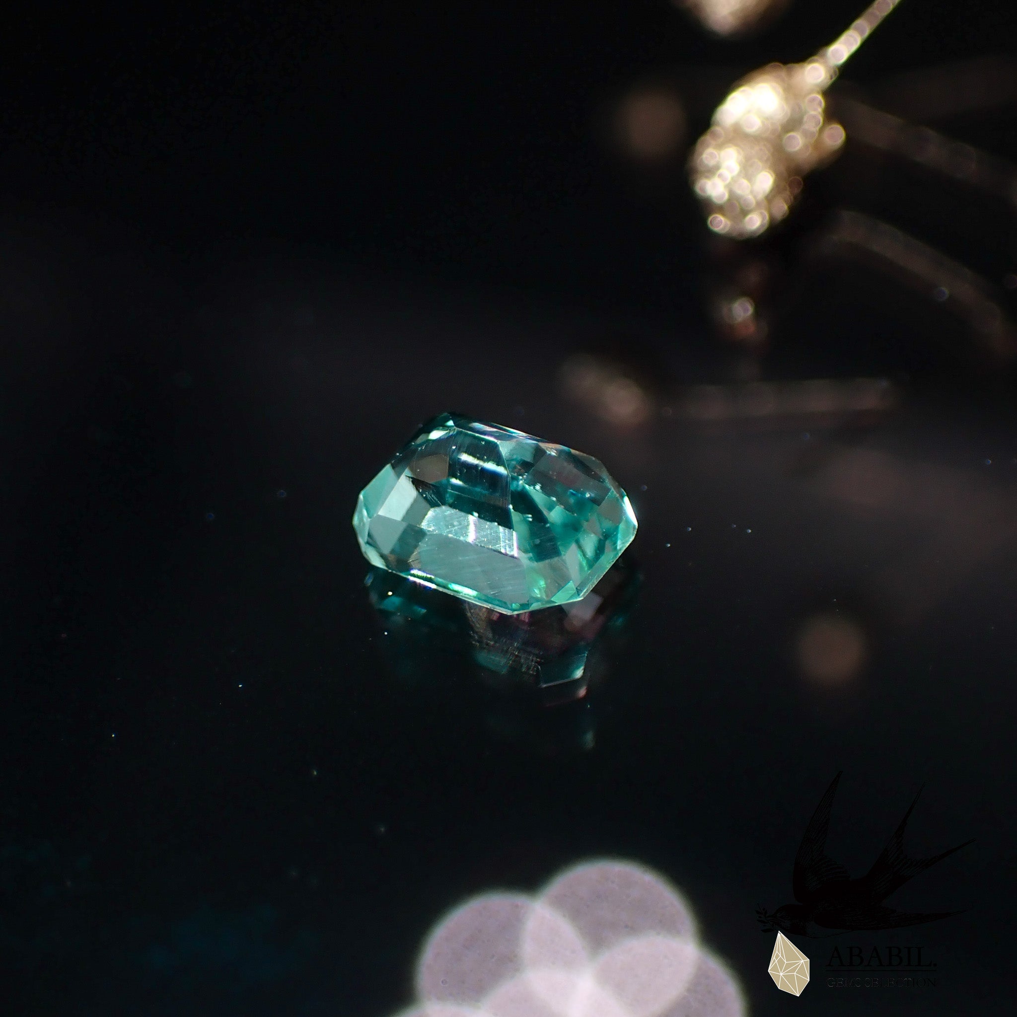 天然ミントベリル0.25ct【ブラジル】☆やさしいミント色☆ – ABABIL.gems