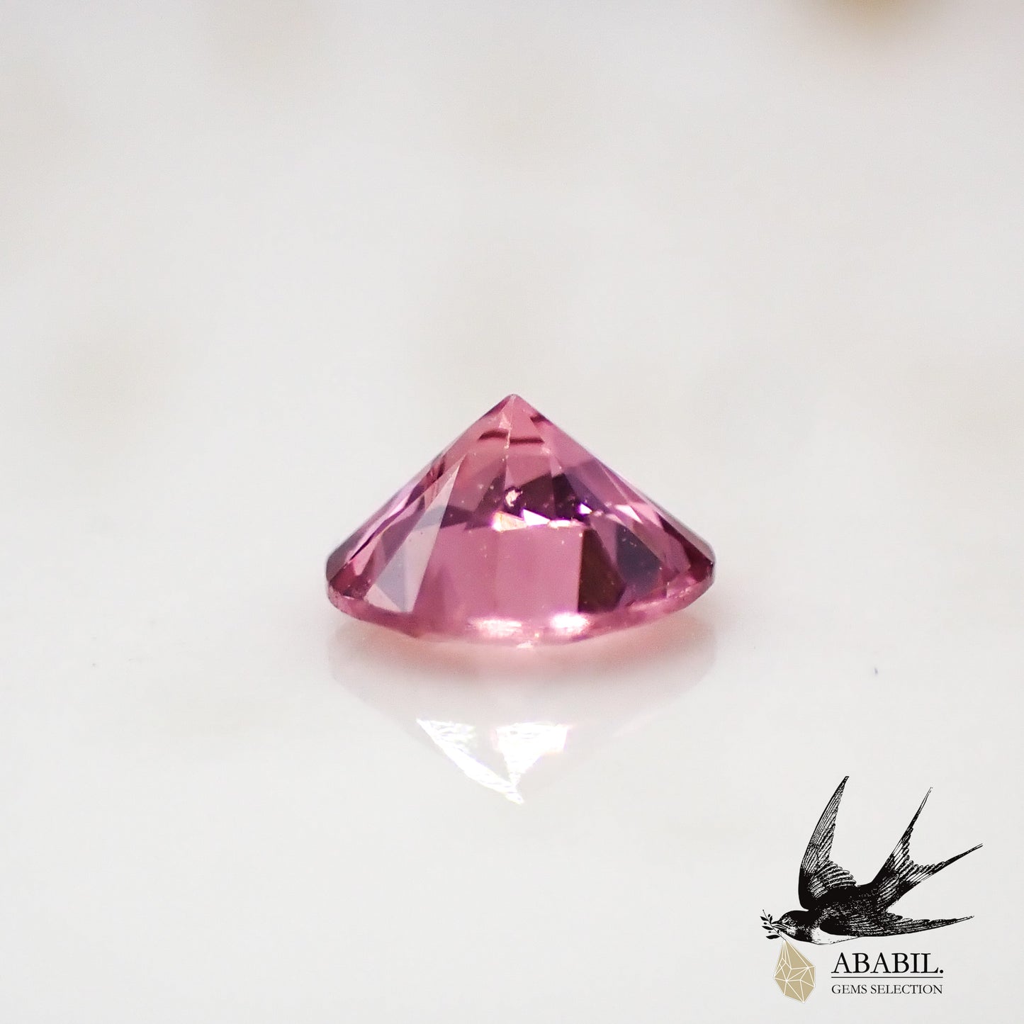 Natural pink tourmaline 0.19ct [Brazil] gentle pink