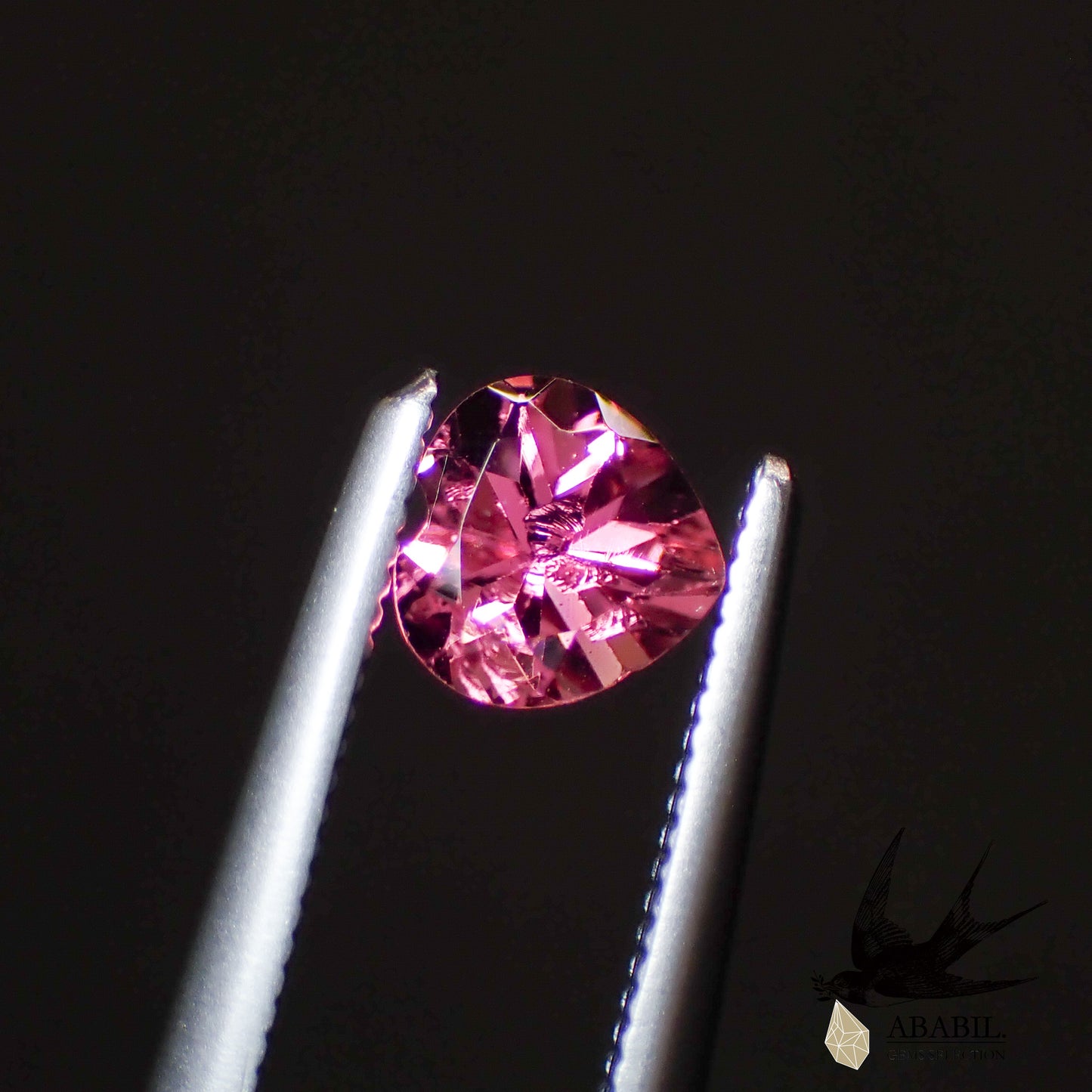 Natural pink tourmaline 0.43ct [Brazil] gentle pink