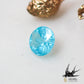 Natural Paraiba tourmaline 0.02ct [Brazil] Neon blue, fluorescent color