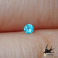 Natural Paraiba tourmaline 0.02ct [Brazil] Neon blue, fluorescent color