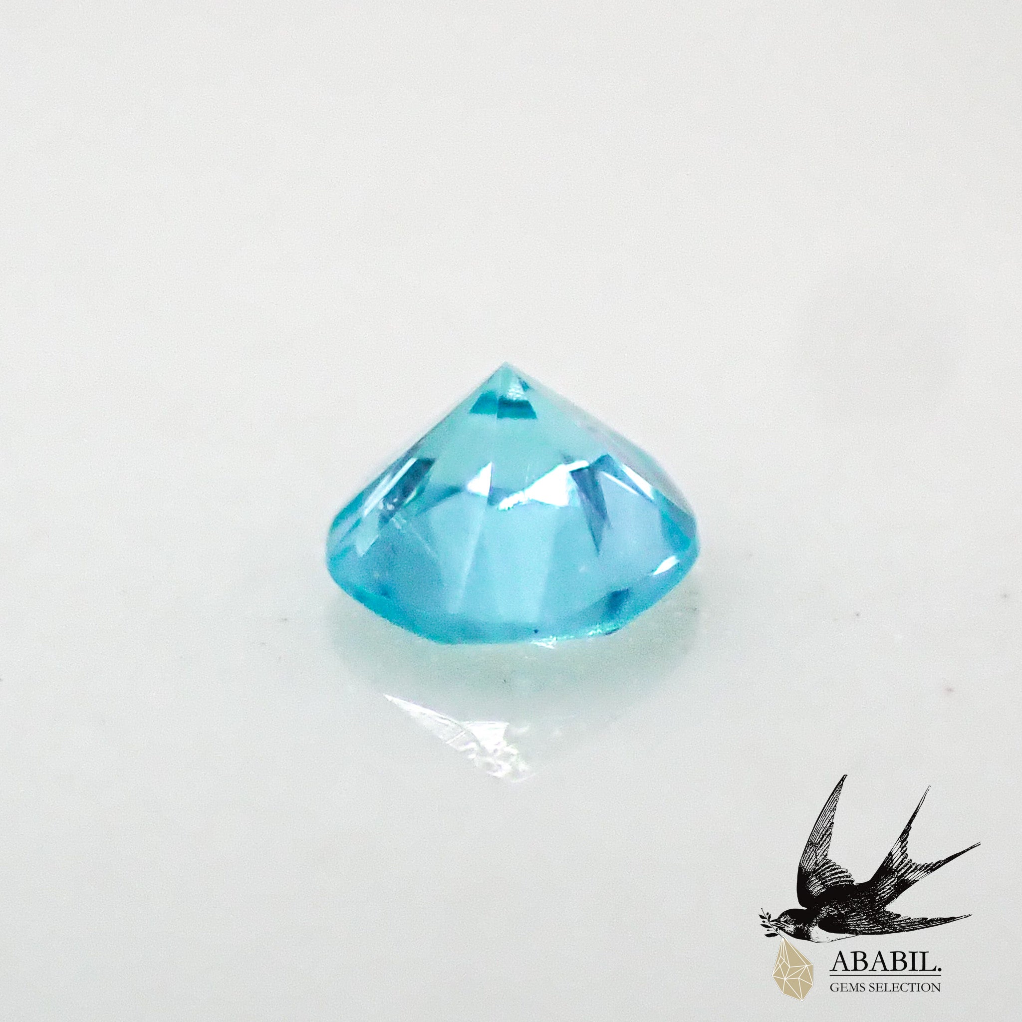 天然パライバトルマリン0.02ct【ブラジル】☆ネオンブルー、蛍光色