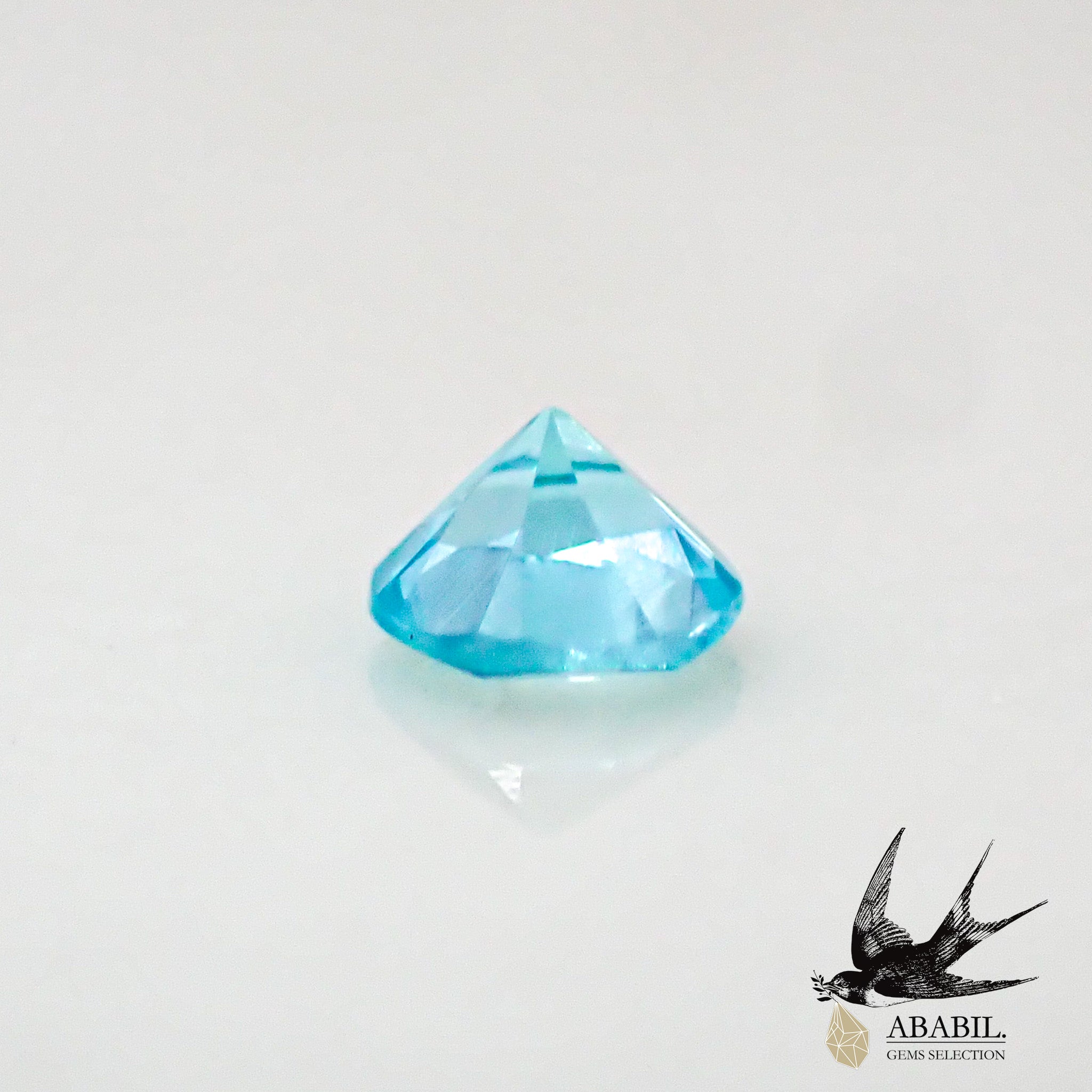 天然パライバトルマリン0.02ct【ブラジル】☆ネオンブルー、蛍光色
