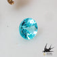 Natural Paraiba tourmaline 0.03ct [Brazil] Neon blue, fluorescent color