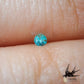 Natural Paraiba tourmaline 0.03ct [Brazil] Neon blue, fluorescent color