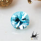 Natural Paraiba tourmaline 0.03ct [Brazil] Neon blue, fluorescent color