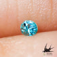 Natural Paraiba tourmaline 0.03ct [Brazil] Neon blue, fluorescent color