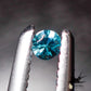 Natural Paraiba tourmaline 0.03ct [Brazil] Neon blue, fluorescent color