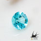 Natural Paraiba tourmaline 0.03ct [Brazil] Neon blue, fluorescent color