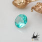 Natural Paraiba tourmaline 0.03ct [Brazil] ★Tiffany blue, fluorescent color★ 