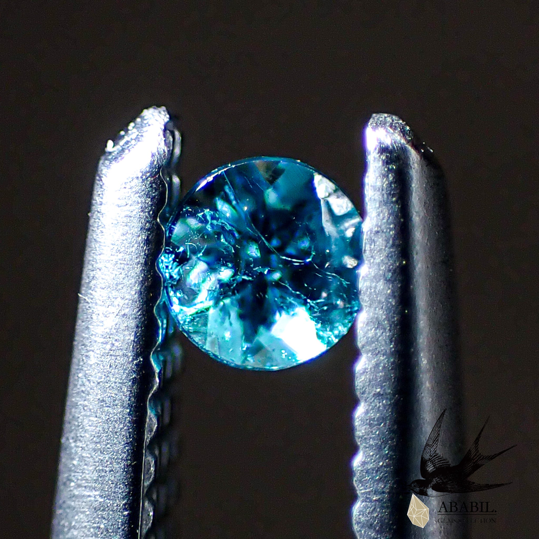 鮮やかで美しいブルーネオン!!★ブラジルバターリャパライバトルマリン★ 天然パライバトルマリン0.05ct【ブラジル】☆ネオンブルー、蛍光色