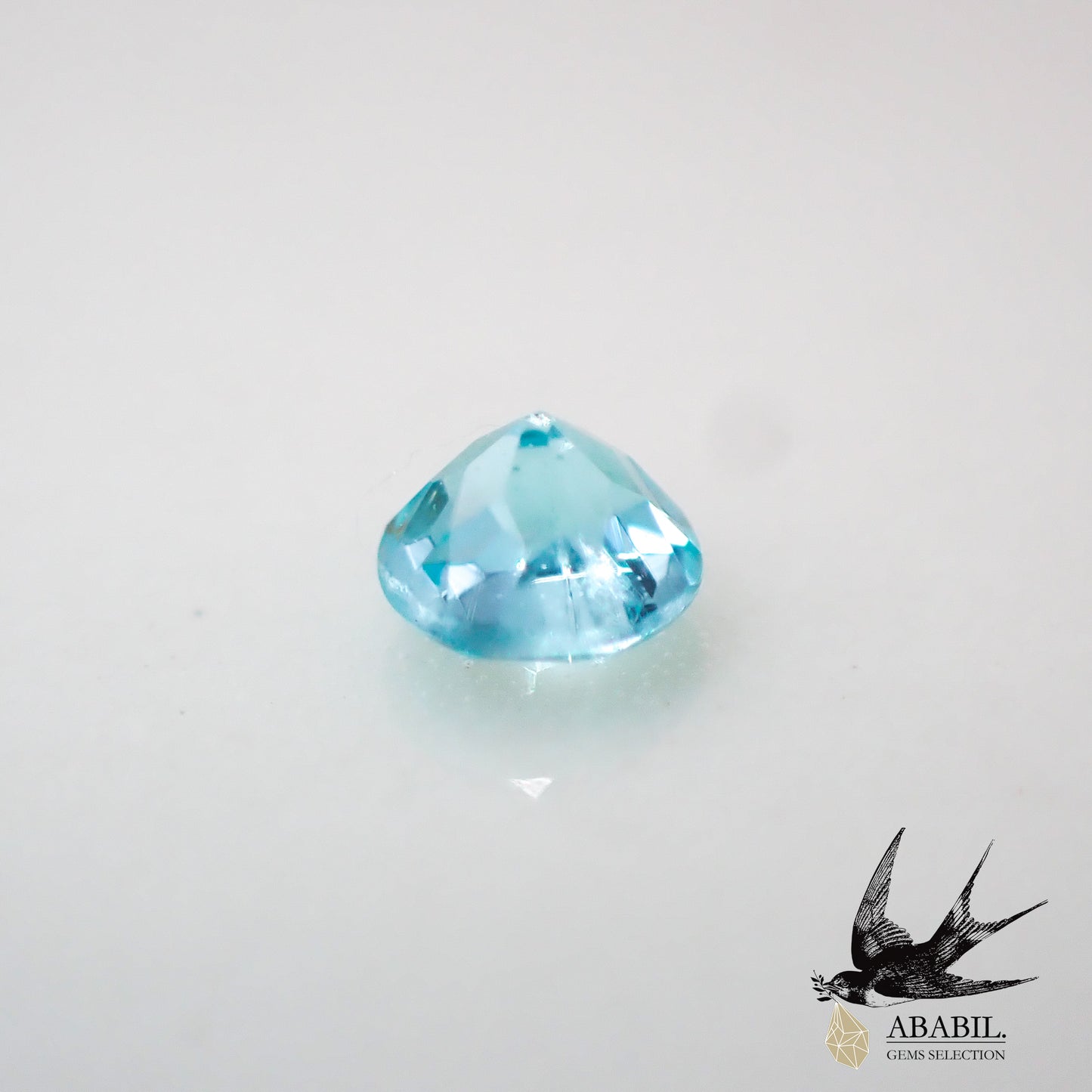 Natural Paraiba tourmaline 0.05ct [Brazil] Neon blue, fluorescent color 