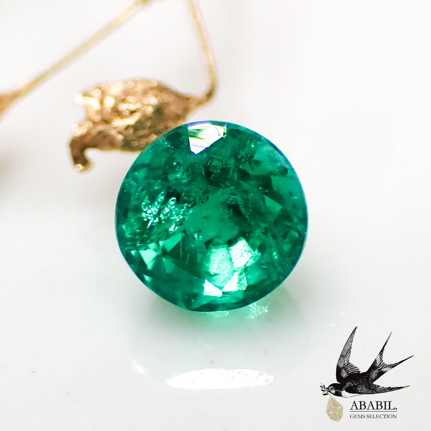 Natural emerald 0.28ct [Zambia] ★High transparency★ 