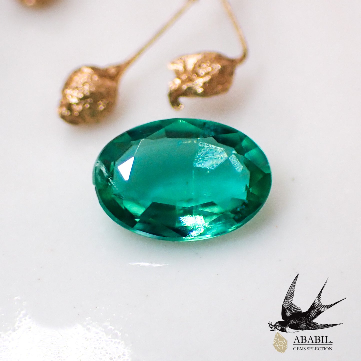 Natural emerald 0.35ct [Zambia] ★High transparency★ 