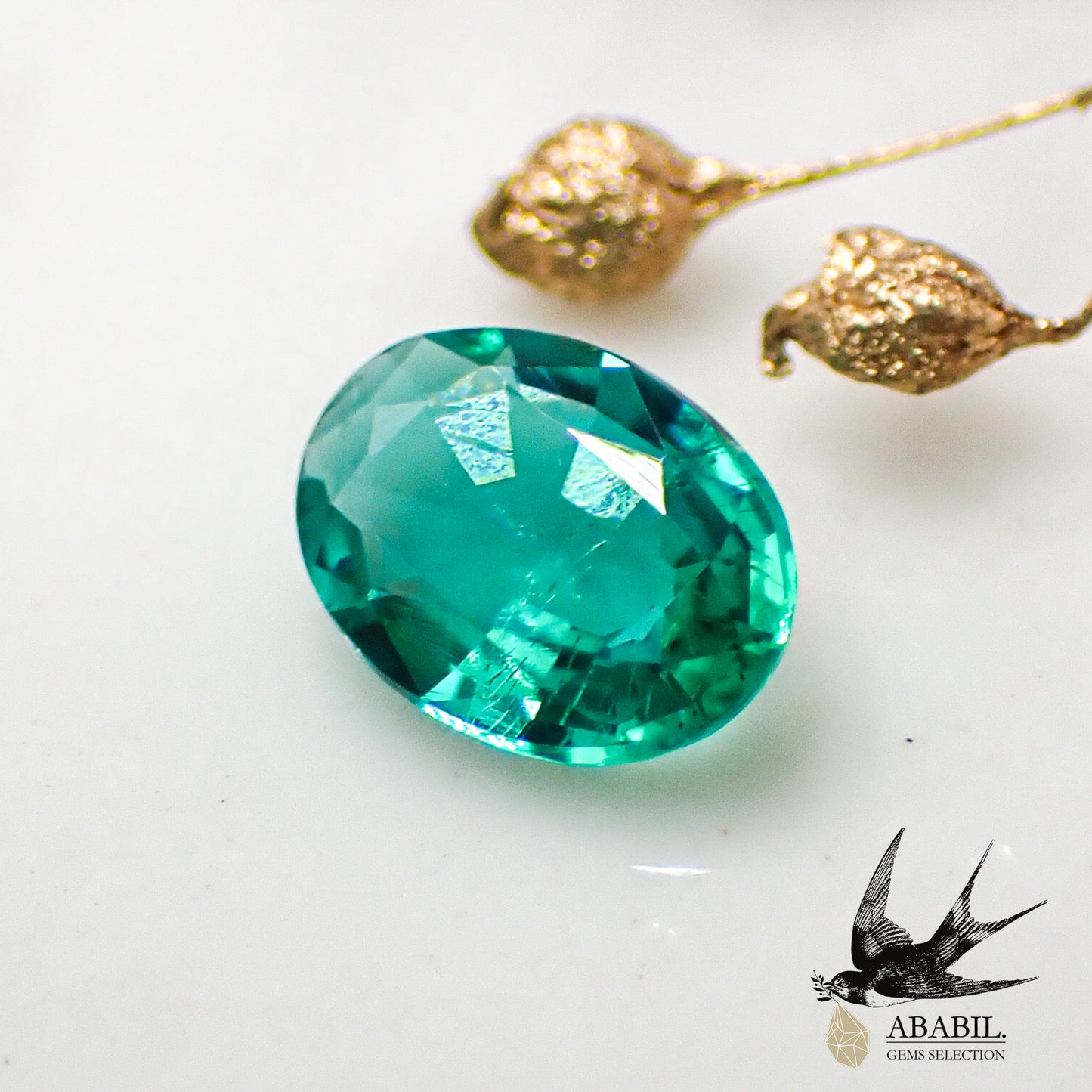 Natural emerald 0.35ct [Zambia] ★High transparency★ 