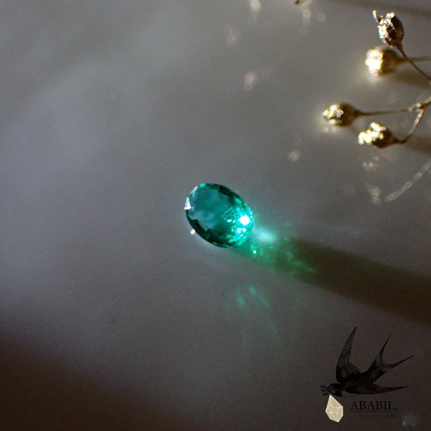 Natural emerald 0.35ct [Zambia] ★High transparency★ 