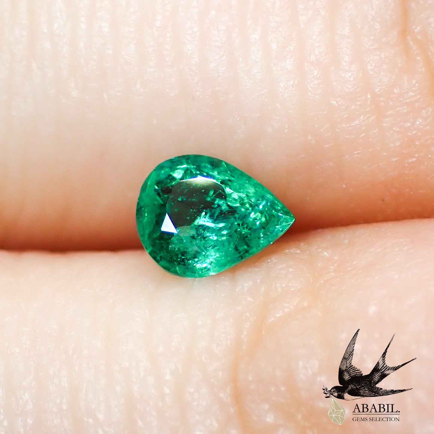 Natural emerald 0.39ct [Zambia] ★High transparency★ 