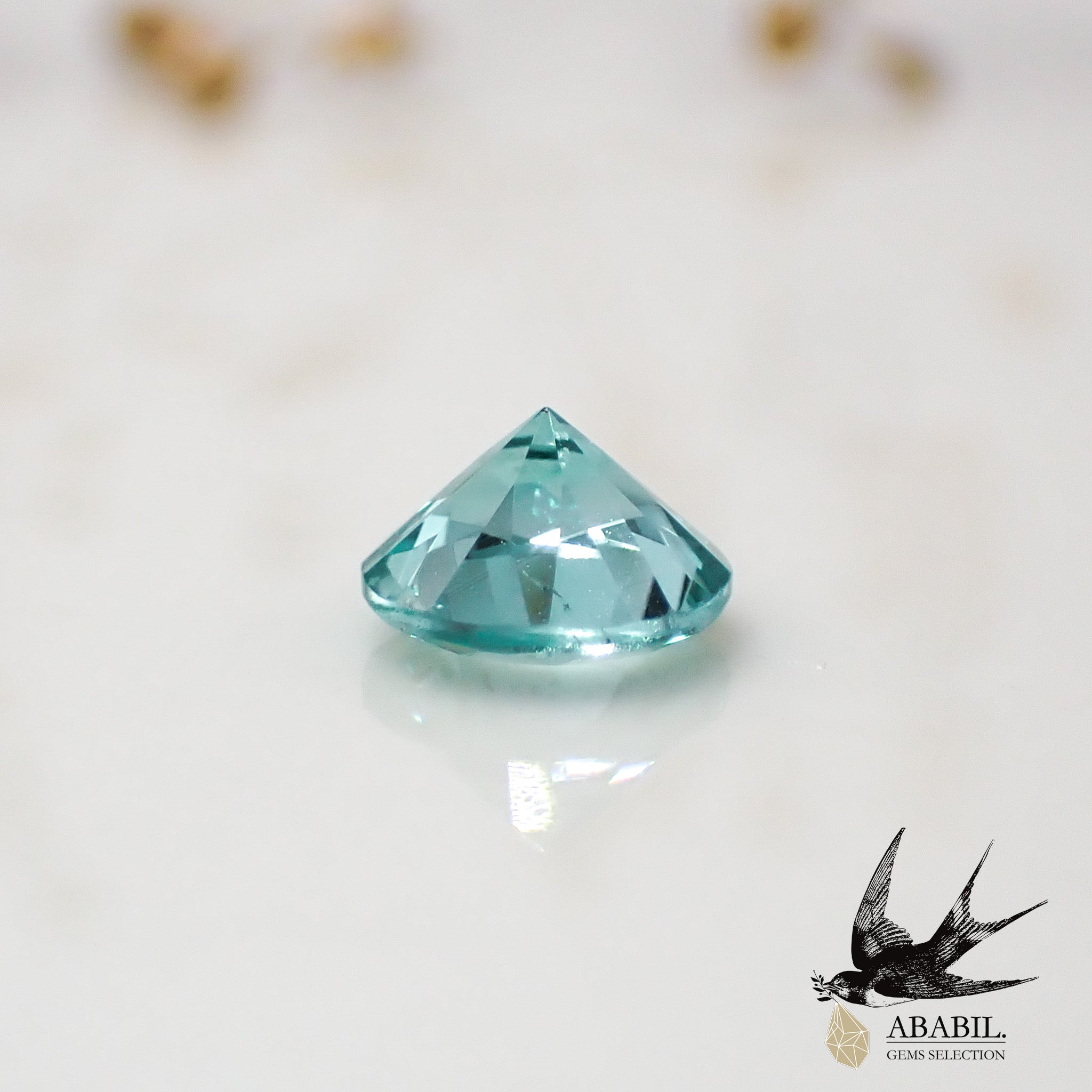 天然パライバベリル0.65ct【ブラジル】☆やさしいブルー色☆ – ABABIL.gems