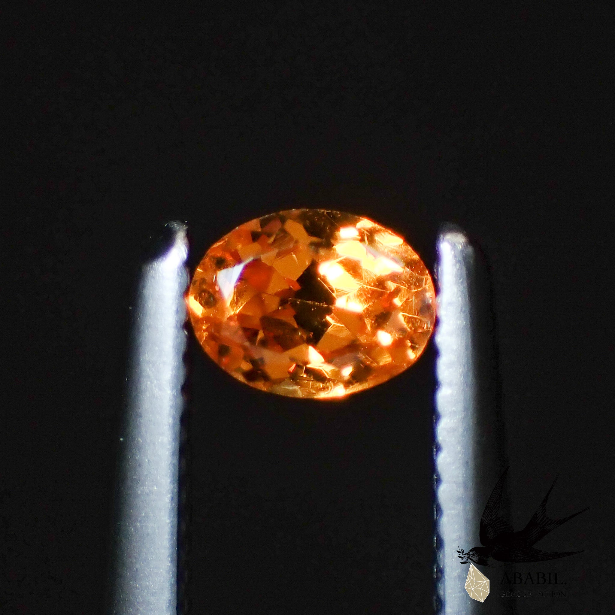 天然スペサルティンガーネット0.23ct【タンザニア】☆オレンジ色に輝き