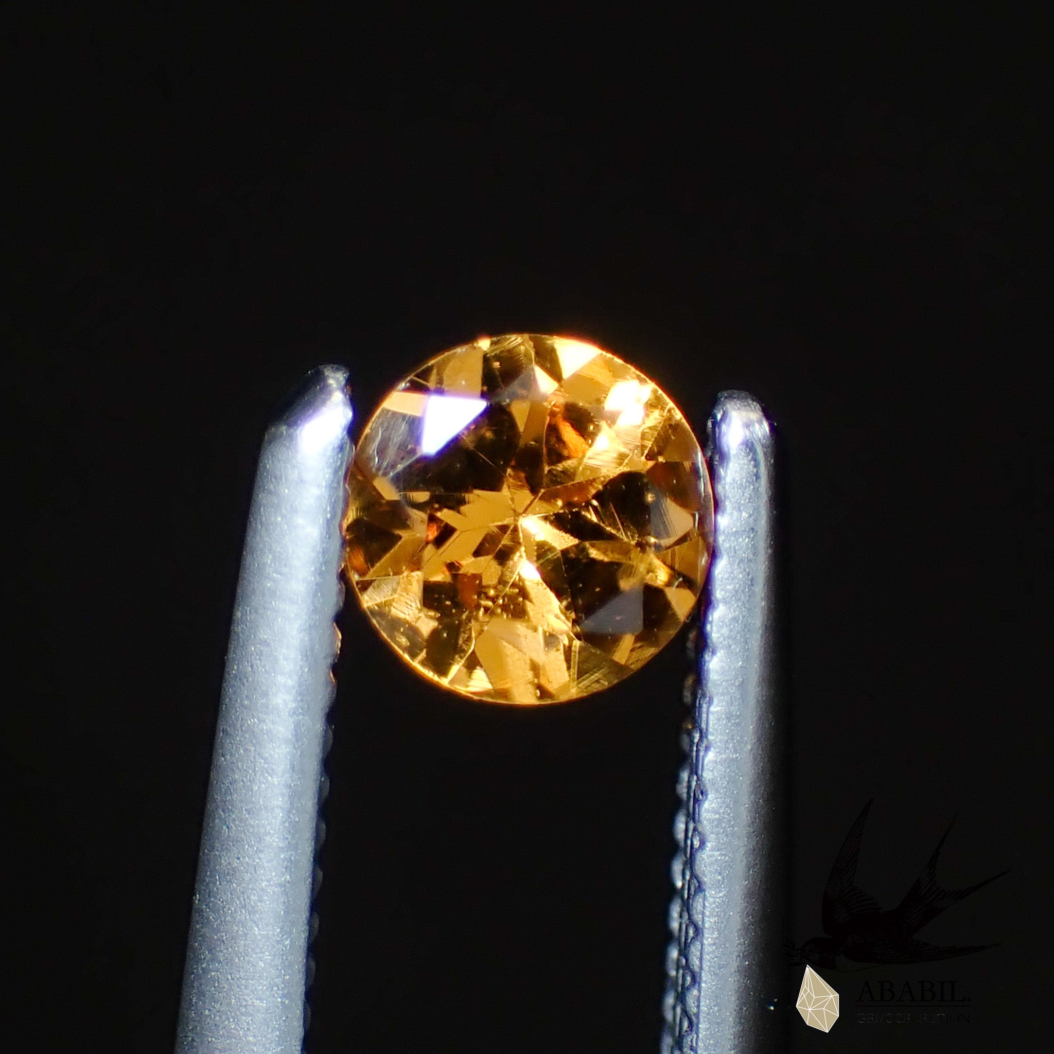 天然スペサルティンガーネット0.26ct【タンザニア】☆オレンジ色に輝き