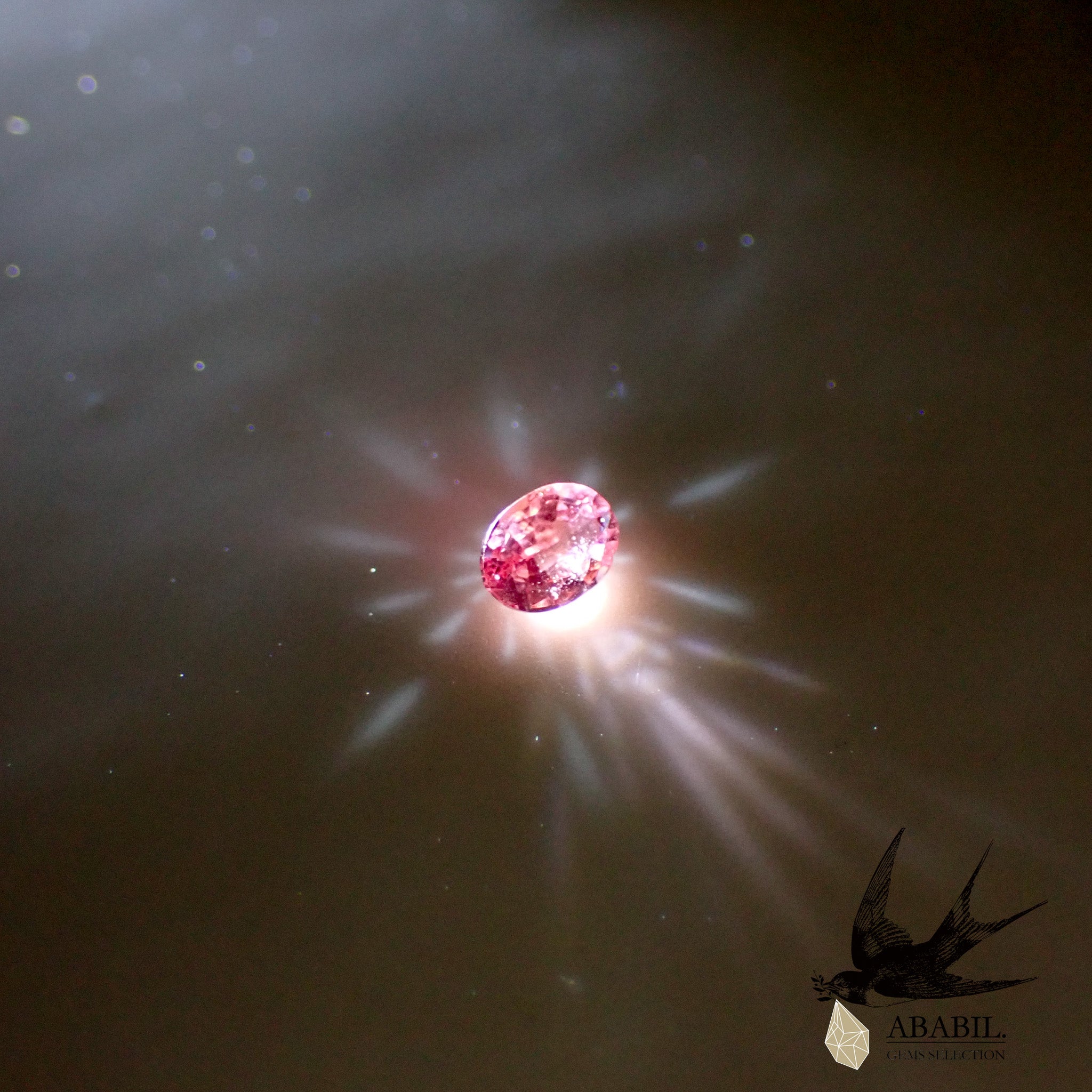 天然パパラチャサファイア0.20ct【スリランカ】☆輝き専門☆蛍光 天然パパラチャサファイア0.20ct【スリランカ】☆輝き専門☆蛍光