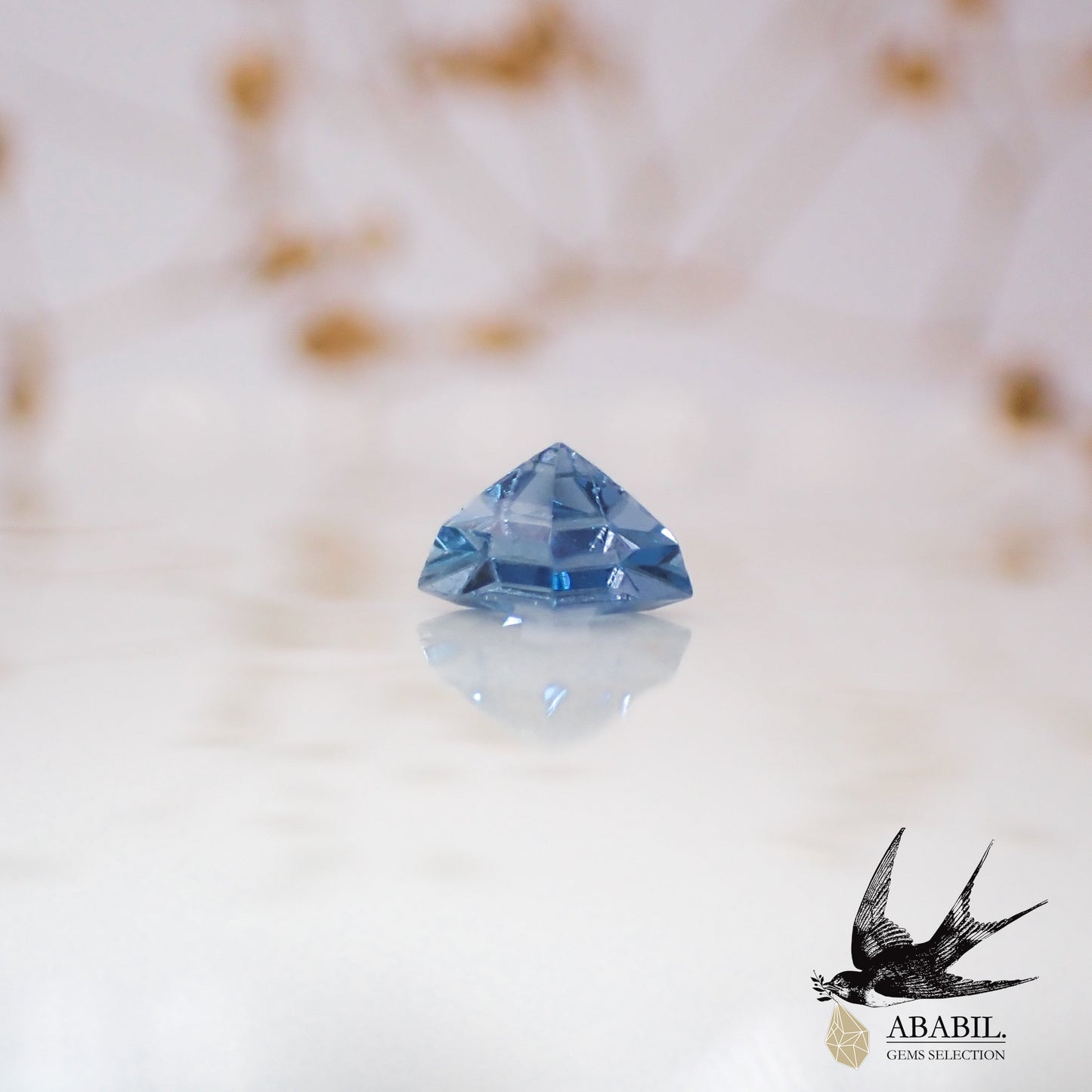 Natural Santa Maria Aquamarine 0.26ct [Brazil] ★Gentle ocean blue★ 