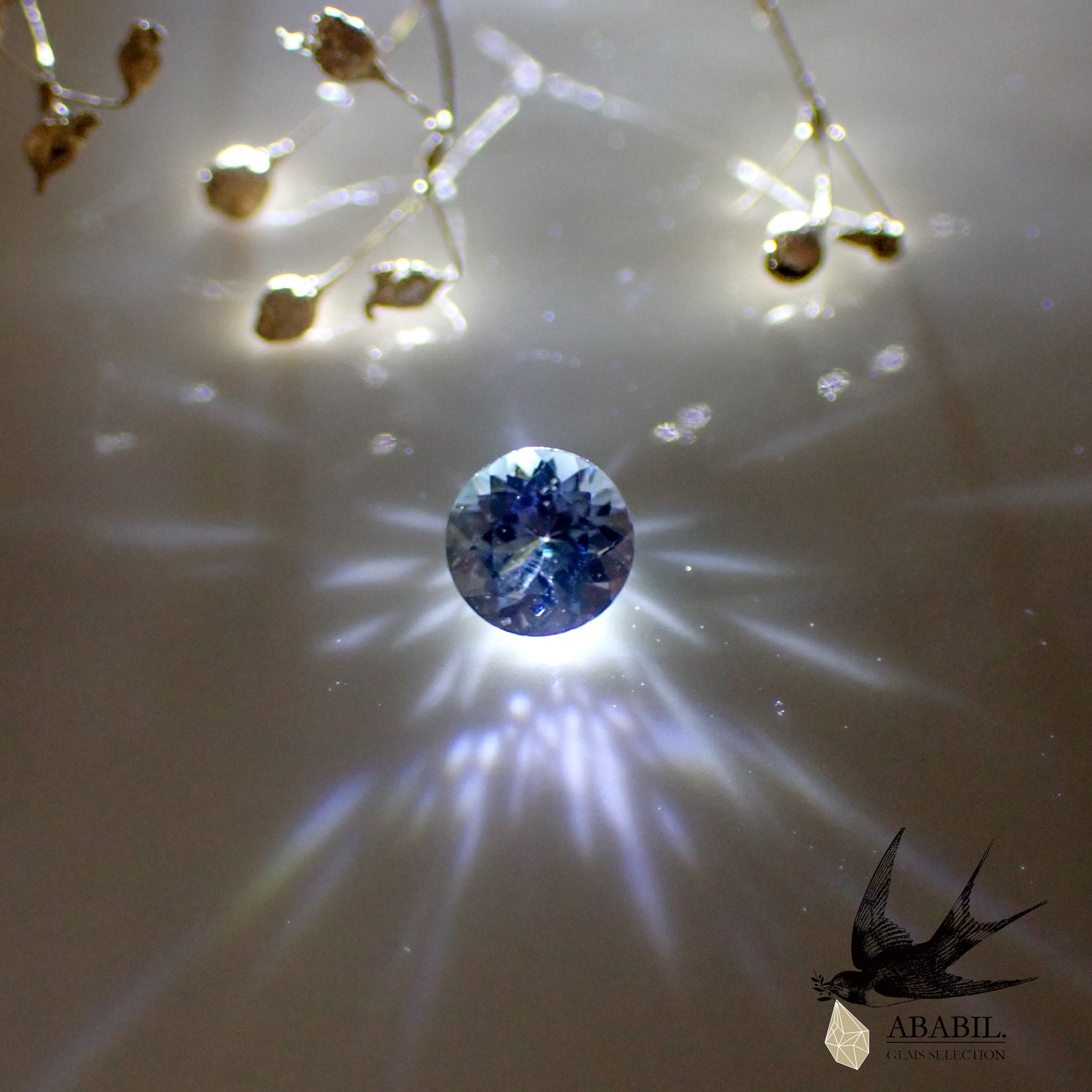 天然バイカラータンザナイト(ゾイサイト)0.76ct【タンザニア】☆多色性