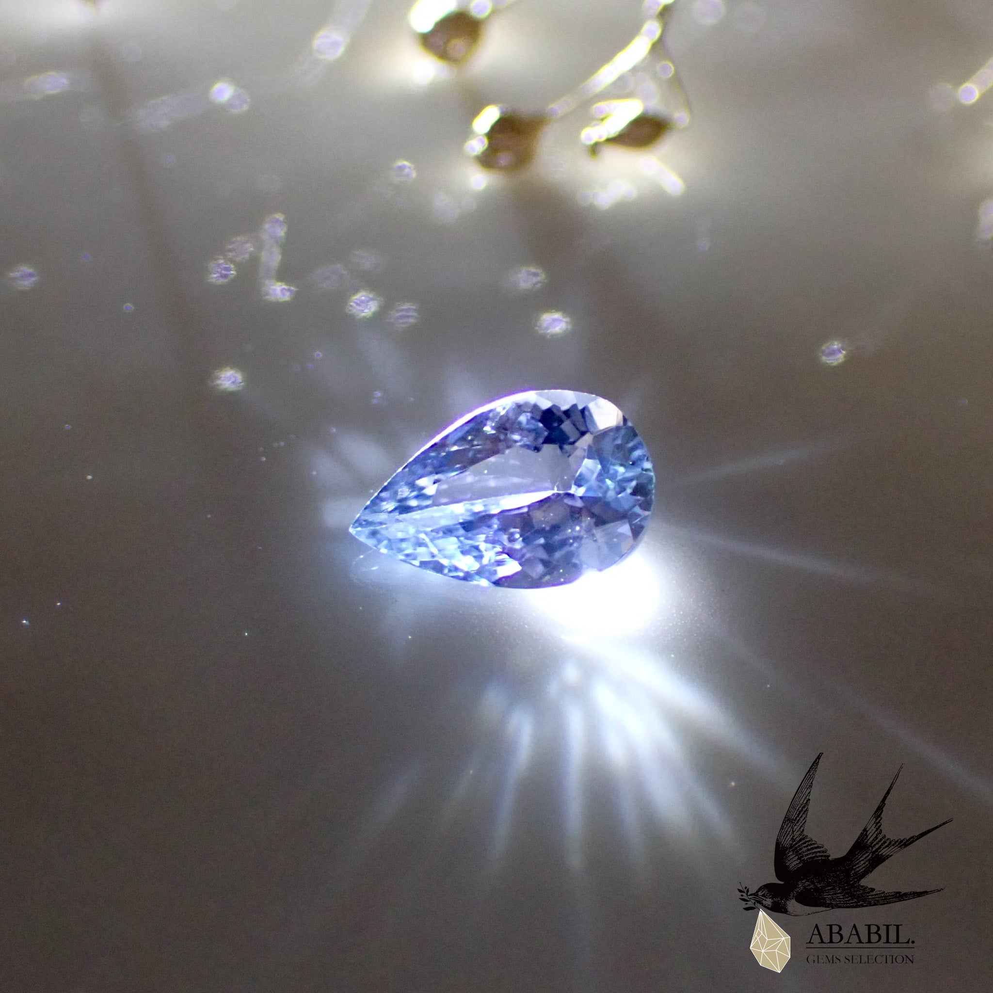 天然バイカラータンザナイト(ゾイサイト)0.87ct【タンザニア】☆多色性