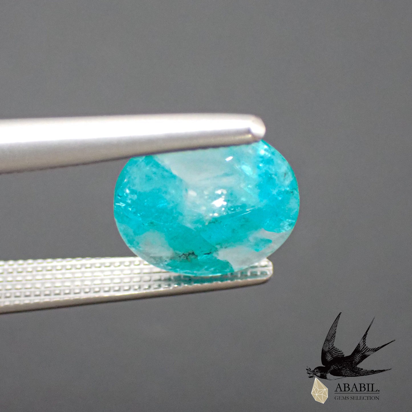 Natural Paraiba Tourmaline In Quartz 1.93ct [Brazil] ★ Neon Blue ★